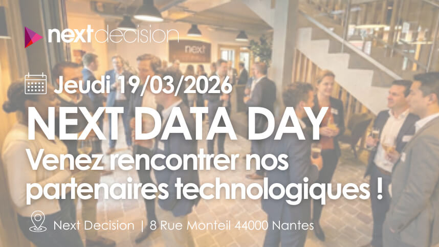 Next Data Day | Venez rencontrer nos partenaires technologiques ! 