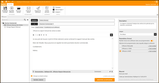 MyReport Messenger
