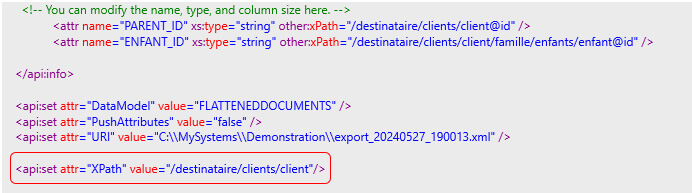Comment intégrer un fichier XML dans MyReport Data ?