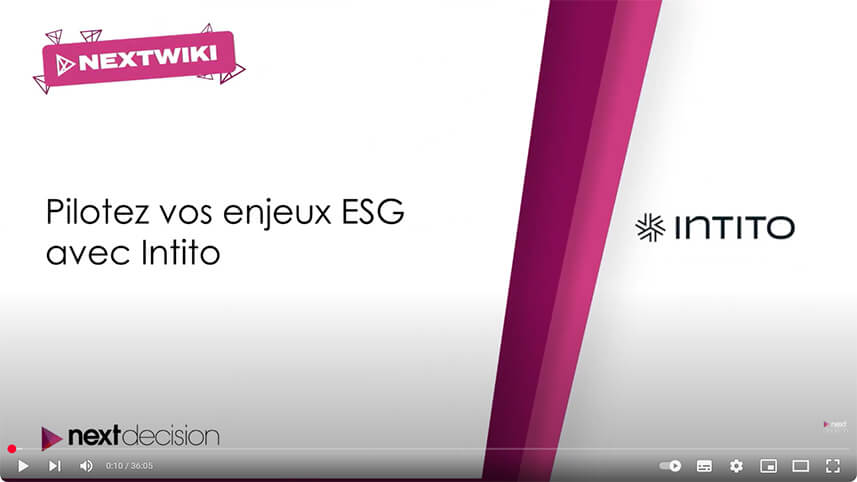 Pilotez vos enjeux ESG avec Intito !