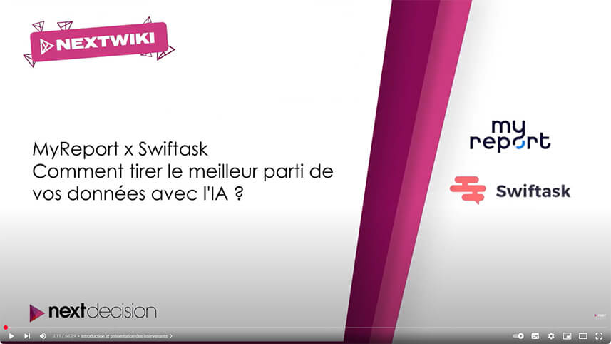 Comment tirer le meilleur parti de vos données avec Myreport et Swiftask ?