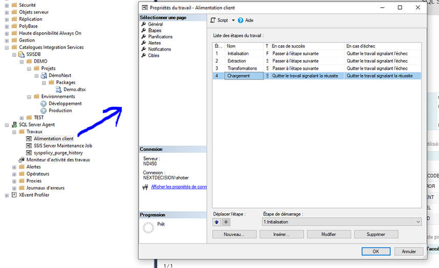 Découverte des fonctionnalités de Microsoft SSIS
