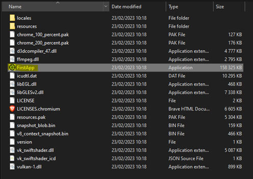 Créer une application avec Electron