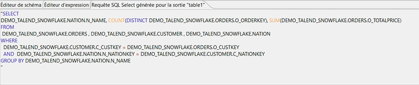 Intégration de données avec Talend et Snowflake