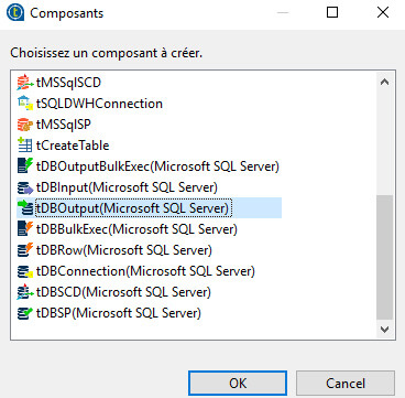 Procédure d’intégration JSON avec Talend
