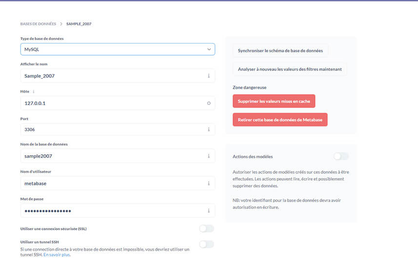 Création de son premier tableau de bord dans Metabase