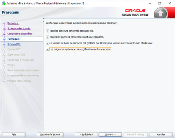 Migration ODI 11g vers la version 12C