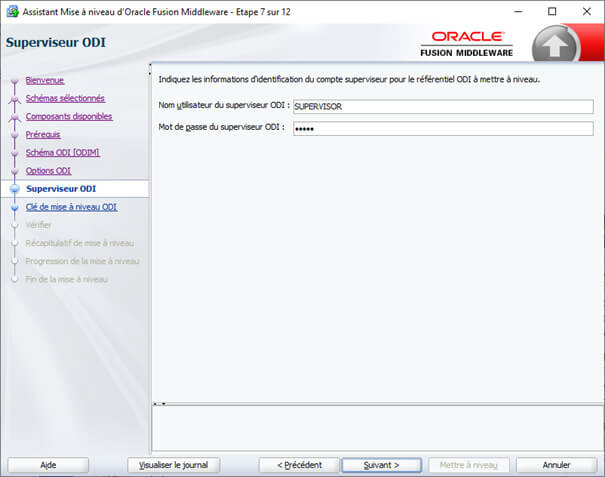Migration ODI 11g vers la version 12C