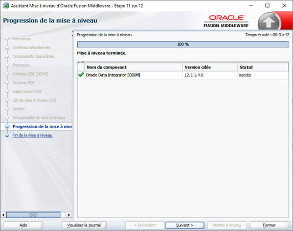 Migration ODI 11g vers la version 12C