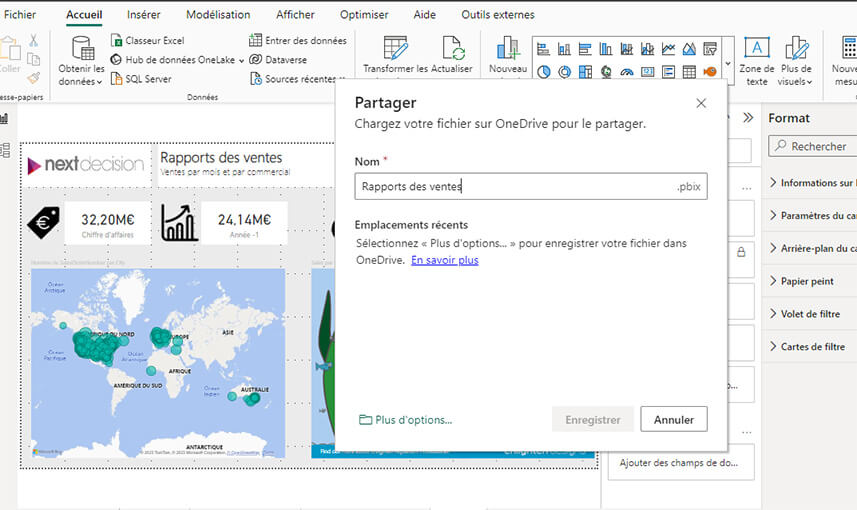 Les nouveautés Power BI Octobre 2023