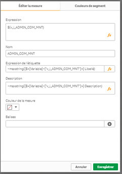 Variabilisation des indicateurs sous Qlik Sense