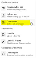 Les notes collaboratives dans Qlik Sense