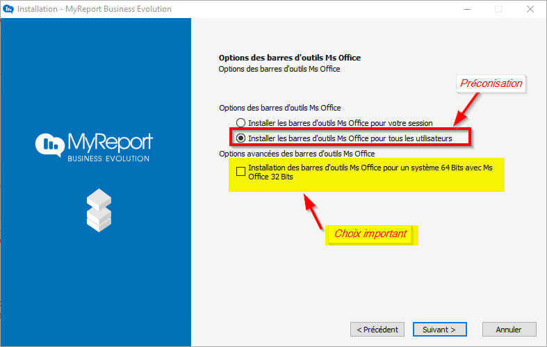 Retrouvez votre ruban MyReport BE