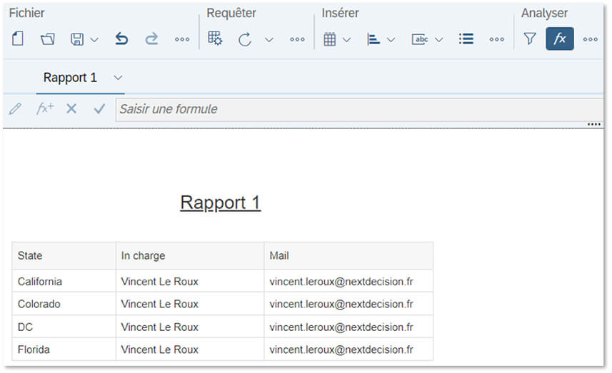 Les publications dans SAP BI 4.3