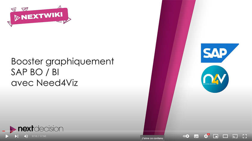 Booster graphiquement SAP BO / BI avec Need4Viz
