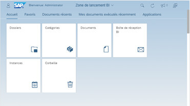 SAP BO BI 4.3 nouvelle interface