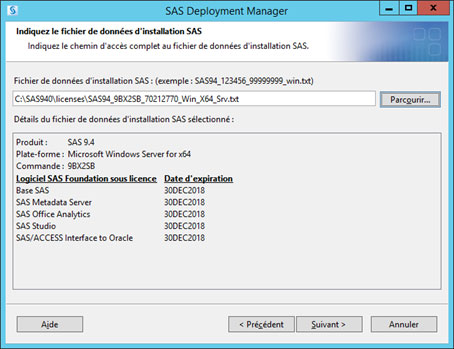 SAS Deployment Manager