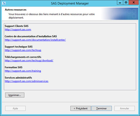SAS Deployment Manager