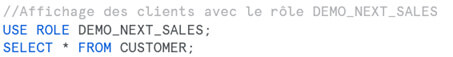 Sécurité des données dans Snowflake