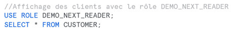 Sécurité des données dans Snowflake