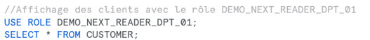 Sécurité des données dans Snowflake