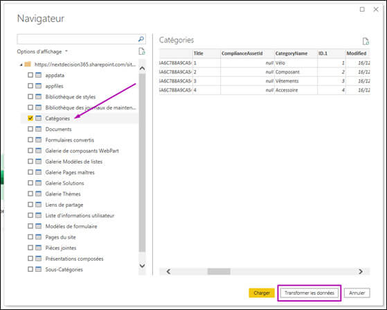 Comment connecter des données SharePoint dans Power BI ?