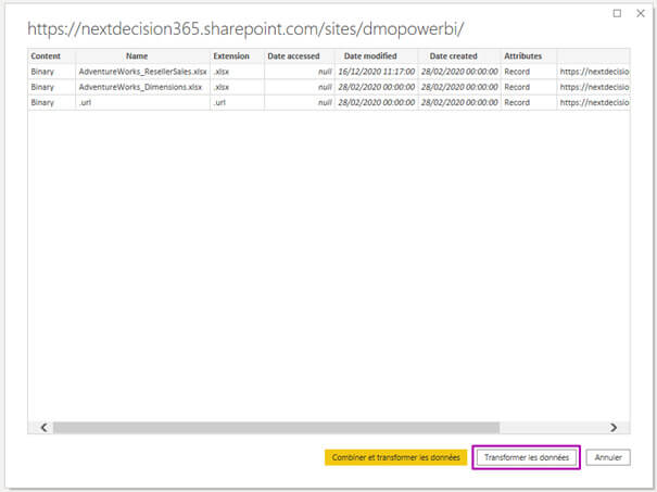 Comment connecter des données SharePoint dans Power BI ?