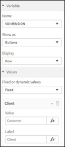 Les variables Qlik Sense : Le self-service de la donnée