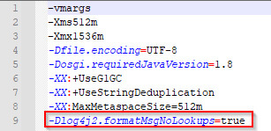 Vulnérabilité Apache Log4j 2 pour Talend